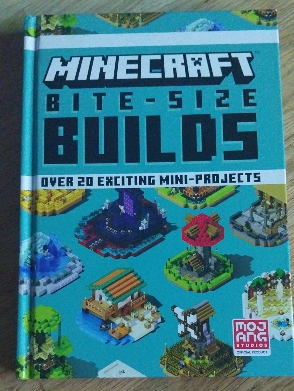 Minecraft Bite-Size Builds Book - Teal